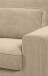 Ecksofa >Bolivia< in beige, Cord - 276x91x183cm (BxHxT)