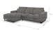 Ecksofa >Bolivia< in grau, Cord - 276x91x183cm (BxHxT)