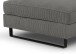 Ecksofa >Bolivia< in grau, Cord - 276x91x183cm (BxHxT)