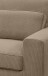 Ecksofa >Bolivia< in braun-beige, Cord - 276x91x183cm (BxHxT)