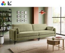 4-Sitzer >Venti< in grün, Webstoff -...