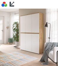 Mehrzweckschrank >Scarpa< in Evoke Oak / Weiß...