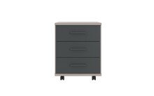 Rollcontainer >BAHAMAS< in GRAFIT + SAHARAGRAU - 46x58x40cm (BxHxT)