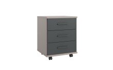 Rollcontainer >BAHAMAS< in GRAFIT + SAHARAGRAU -...