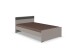 Bett >BAHAMAS< in GRAFIT + SAHARAGRAU - 126x80x210cm (BxHxT)