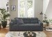Big-Sofa >Maggy< Sitztiefen- / Kopfteilverstellung, Storm grau - 242x110x121cm (BxHxT)