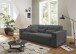 Big-Sofa >Maggy< Sitztiefen- / Kopfteilverstellung, Storm grau - 242x110x121cm (BxHxT)