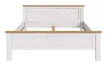 Bettgestell >Verona< in Sibiu Lärche, Spannplatte/MDF - 189x90x209cm (BxHxT)