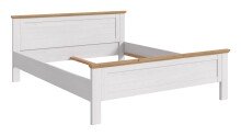 Bettgestell >Verona< in Sibiu Lärche, Spannplatte/MDF - 189x90x209cm (BxHxT)