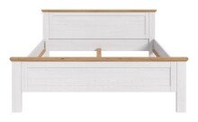 Bettgestell >Verona< in Sibiu Lärche, Spannplatte/MDF - 189x90x209cm (BxHxT)