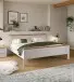 Bettgestell >Verona< in Sibiu Lärche, Spannplatte/MDF - 189x90x209cm (BxHxT)