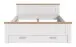 Bettgestell >Verona< in Sibiu Lärche, Spannplatte/MDF - 189x90x209cm (BxHxT)