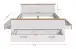 Bettgestell >Verona< in Sibiu Lärche, Spannplatte/MDF - 189x90x209cm (BxHxT)