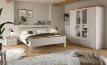 Nachtkommode >Verona< in Sibiu Lärche, Spannplatte/MDF - 56x43x39cm (BxHxT)
