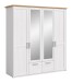 Kleiderschrank >Verona< in Sibiu Lärche, Spannplatte/MDF - 188x200x61cm (BxHxT)