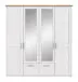 Kleiderschrank >Verona< in Sibiu Lärche, Spannplatte/MDF - 188x200x61cm (BxHxT)