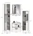 Badezimmer-Set >Kojak< in Weiß Hochglanz - 171x188x37cm (BxHxT)