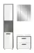 Badezimmer-Set >Kojak< in Weiß Hochglanz - 115x188x37cm (BxHxT)