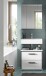Badezimmer-Set >Kojak< in Weiß Hochglanz - 60x188x37cm (BxHxT)