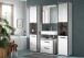 Badezimmer-Set >Kojak< in Weiß Hochglanz - 171x188x37cm (BxHxT)