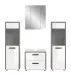 Badezimmer-Set >Kojak< in Weiß Hochglanz - 171x188x37cm (BxHxT)