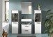 Badezimmer-Set >Kojak< in Weiß Hochglanz - 171x188x37cm (BxHxT)