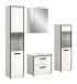 Badezimmer-Set >Kojak< in Weiß Hochglanz - 171x188x37cm (BxHxT)