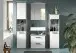 Badezimmer-Set >Kojak< in Weiß Hochglanz - 171x188x37cm (BxHxT)