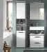 Badezimmer-Set >Kojak< in Weiß Hochglanz - 115x188x37cm (BxHxT)