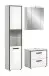 Badezimmer-Set >Kojak< in Weiß Hochglanz - 115x188x37cm (BxHxT)