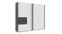 Schwebetürenschrank >palermo< in WEISS +...