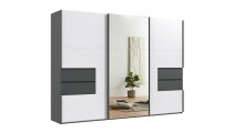 Schwebetürenschrank >palermo< in WEISS /...