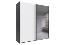 Schwebetürenschrank >palermo< in WEISS /...