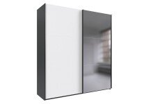 Schwebetürenschrank >palermo< in WEISS /...