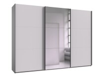 Schwebetürenschrank >palermo< in WEISS /...