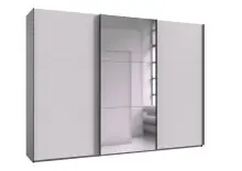 Schwebetürenschrank >palermo< in WEISS /...