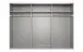 Schwebetürenschrank >palermo< PLANKENEICHE Dekor + GRAPHIT - 300x216x65cm (BxHxT)