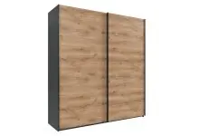 Schwebetürenschrank >palermo< in PLANKENEICHE...