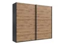 Schwebetürenschrank >palermo< in PLANKENEICHE...