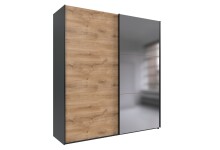 Schwebetürenschrank >palermo< PLANKENEICHE...
