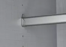 Schwebetürenschrank >palermo< PLANKENEICHE Dekor / Spiegel / GRAPHIT - 250x216x65cm (BxHxT)