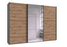 Schwebetürenschrank >palermo< PLANKENEICHE...