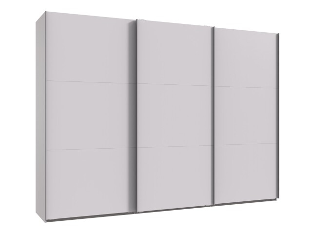 Schwebetürenschrank >palermo< in WEISS, Holzwerkstoff - 300x216x65cm (BxHxT)