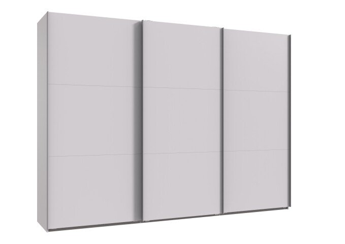 Schwebetürenschrank >palermo< in WEISS, Holzwerkstoff - 300x216x65cm (BxHxT)