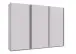 Schwebetürenschrank >palermo< in WEISS, Holzwerkstoff - 300x216x65cm (BxHxT)