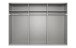 Schwebetürenschrank >palermo< in WEISS, Holzwerkstoff - 300x216x65cm (BxHxT)