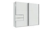 Schwebetürenschrank >palermo< in WEISS,...