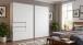 Schwebetürenschrank >palermo< in WEISS, Holzwerkstoff - 250x216x65cm (BxHxT)