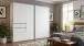 Schwebetürenschrank >palermo< in WEISS, Holzwerkstoff - 250x216x65cm (BxHxT)