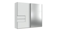 Schwebetürenschrank >palermo< in WEISS /...